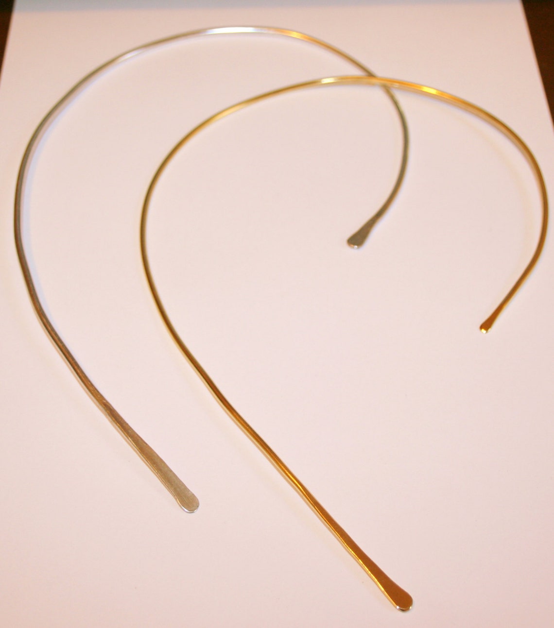 Minimalist Choker Necklace made of brass aluminum german Etsy