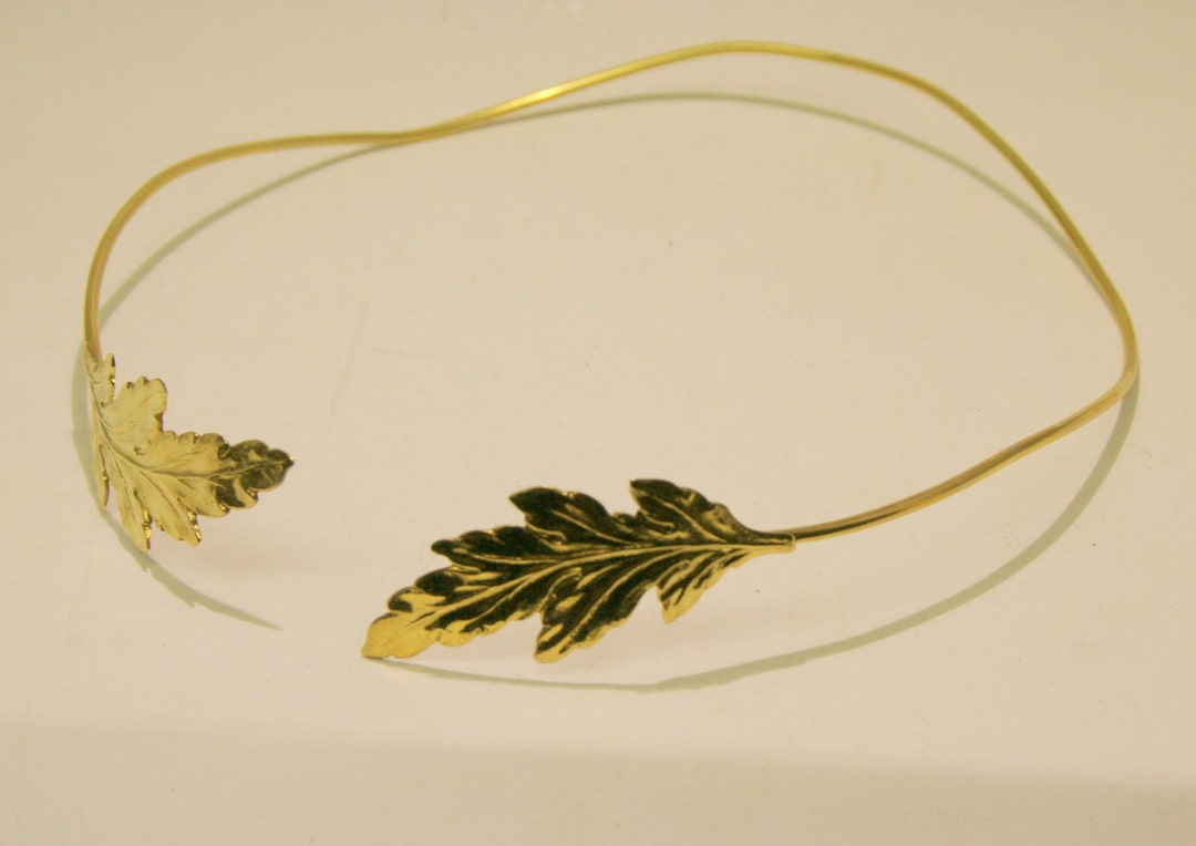 Gold Leaf Headband Crown , Hair Accessories , Gold Leaf Headpiece Silver Tiara With Leaf Etsy
