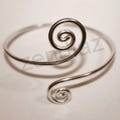 Adjustable Sterling Silver Upper Arm Cuff