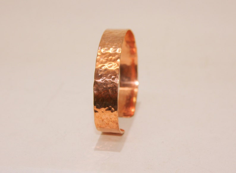 Gold Silver Wrist Cuff Handmade Hammered Copper Thin Cuff Bracelet Hammered