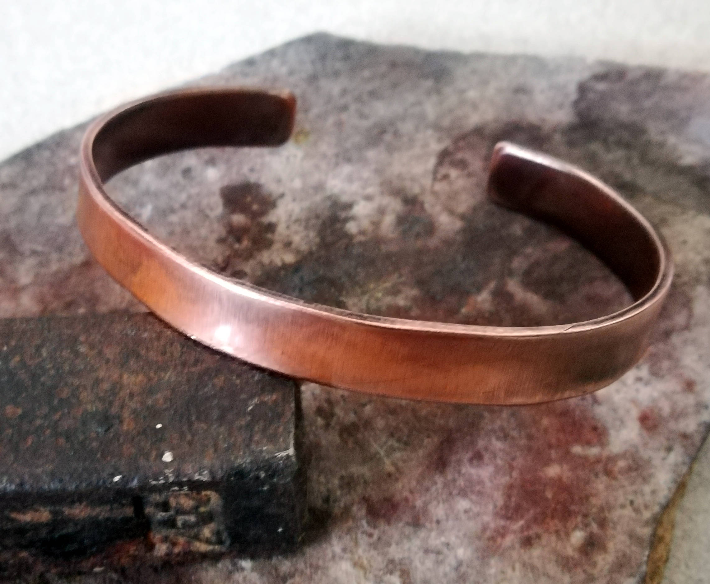 Designer Pure Cuivre Laiton Réglable Bracelet Manchette Poignet Bracelet Hommes Femmes