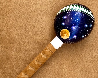 HEAVENLY LUMINARIES: PLEIADES - Native American, Music Instrument, Rattle, Vibration, Healer, Prayer, Ceremony, Meditation, Stars Glow!