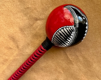 BLACK RAVEN - Native American, Music Instrument, Rattle, Vibration, Healer, Prayer, Deer Hide, Chant, Healing Ceremony, Meditation, POPULAR!