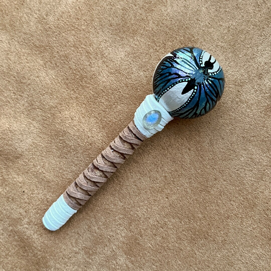 MYSTICAL BUTTERFLY VEGAN Keychain mini Music Instrument, Rattle, Healer ...