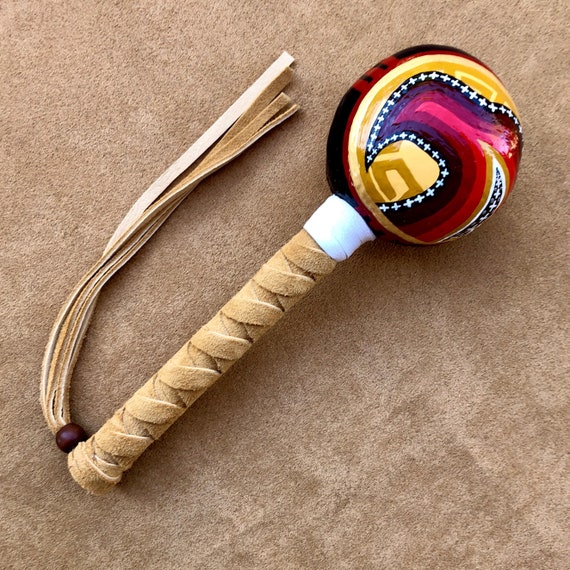 EAGLE SPIRIT - Native American, Music Instrument, Rattle, Vibration, Healer, Prayer, Deer Hide, Chant, Healing Ceremony, Meditation