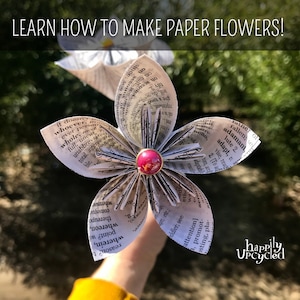 DIY Craft Kit: Upcycled Paper Flowers