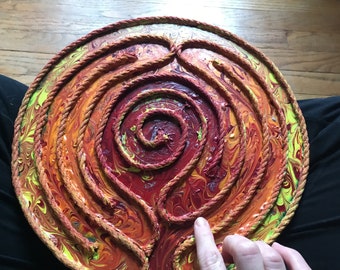 Handmade Finger Labyrinth: Here Comes the Sun