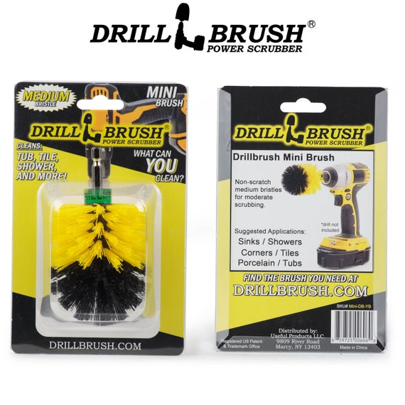 Drillbrush Drill Brush Attachment - Bathroom Surfaces Tub, Shower