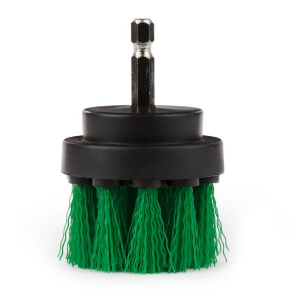 2 Green Short Diameter All Purpose Power Scrub and 