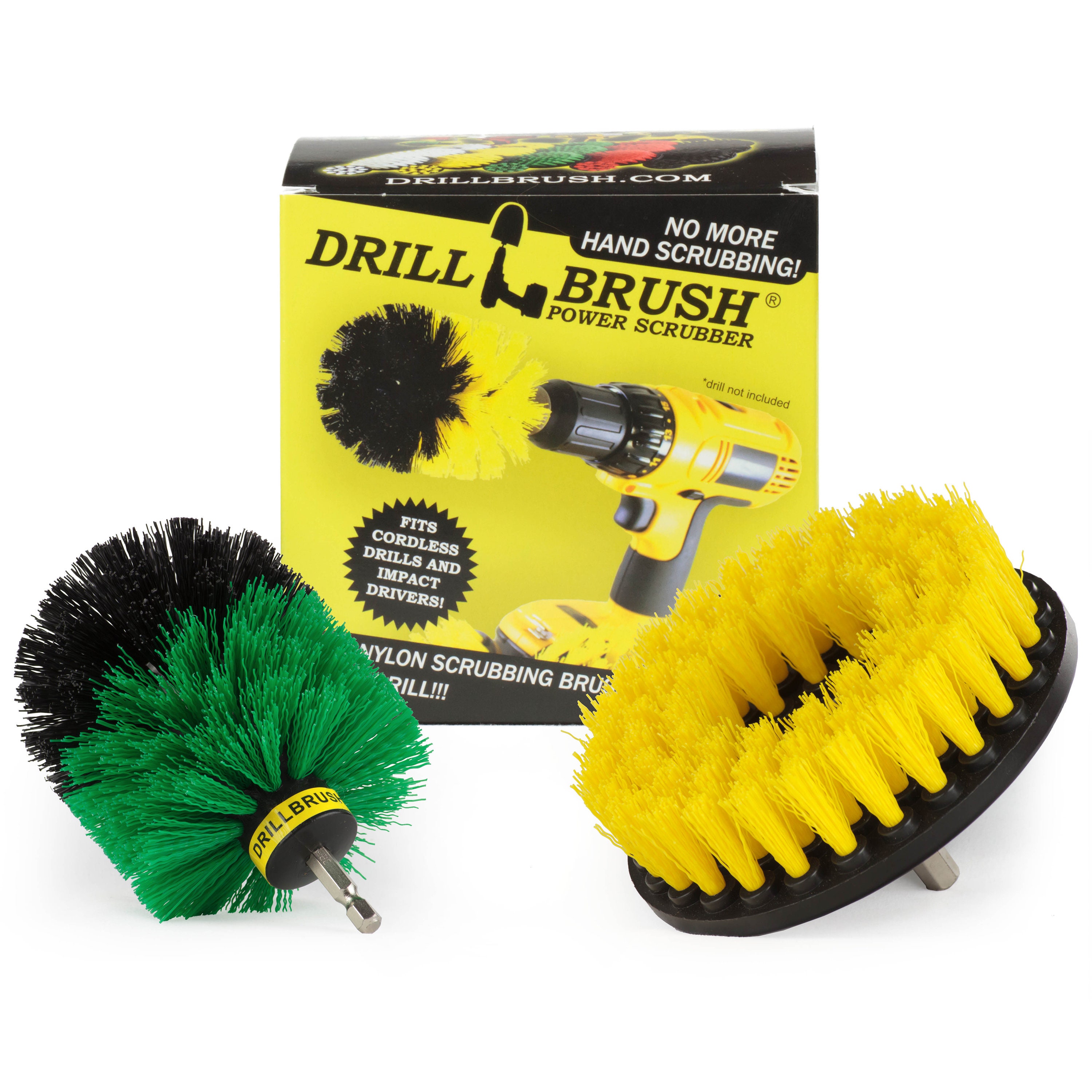 5In Electric Drill Brush Tile Grout Power Scrubber Cleaner Tub Shower  Wallbrush
