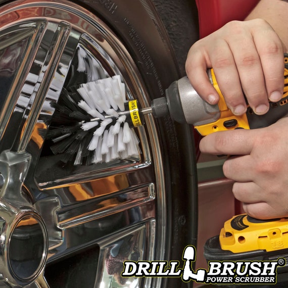 Drillbrush Automotive Soft White Drill Brush
