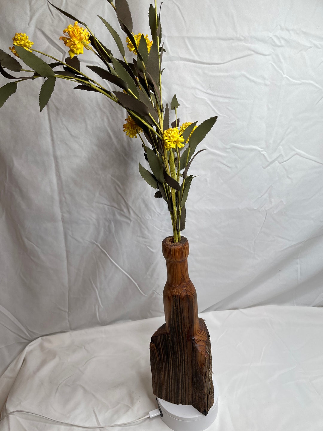 Wooden Fence Post Vase Etsy