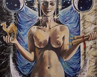 New  A3 print  “ High Priestess” Print