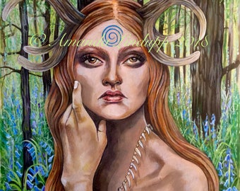 A4 "Elen of the Ways /Bluebell" Print