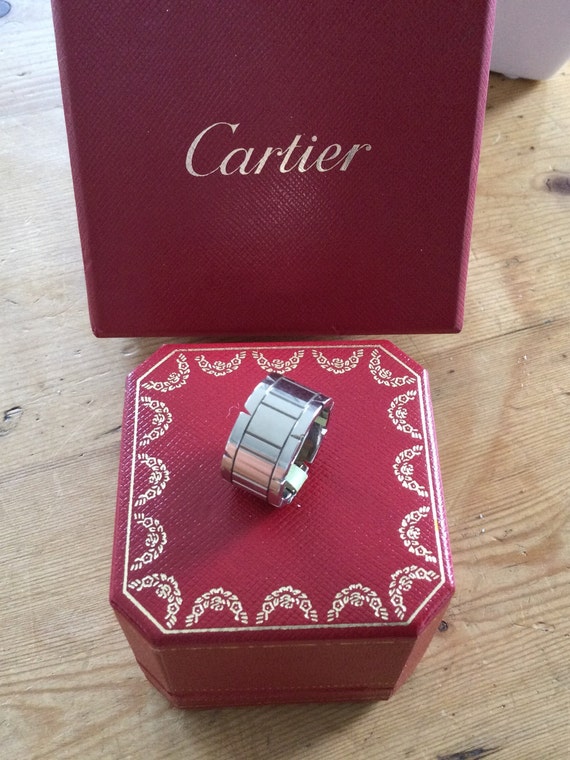 Original 18ct  White Gold Cartier Ring