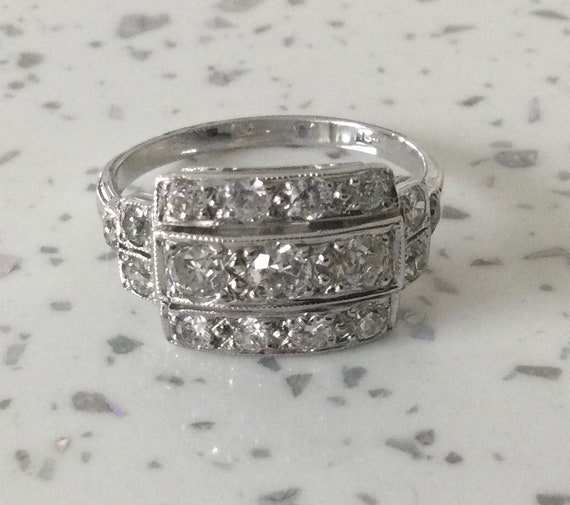 Antique Edwardian Diamond Ring - image 1