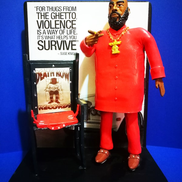 Figurine - Action Figure Suge Knight chair Death Row Records