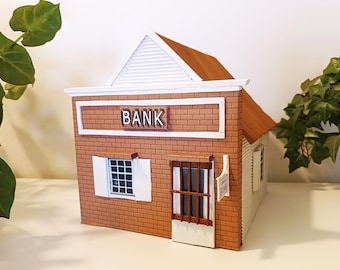 Walnut Grove Bank Diorama - E. Spragues Bank