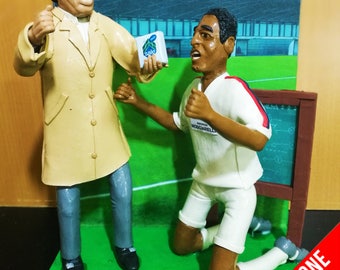 Statuina Action Figures LINO BANFI e ARISTOTELES dal film "L'allenatore nel pallone"