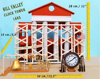 Hill Valley Clock Tower under construction 1885 - Back to the Future Part III