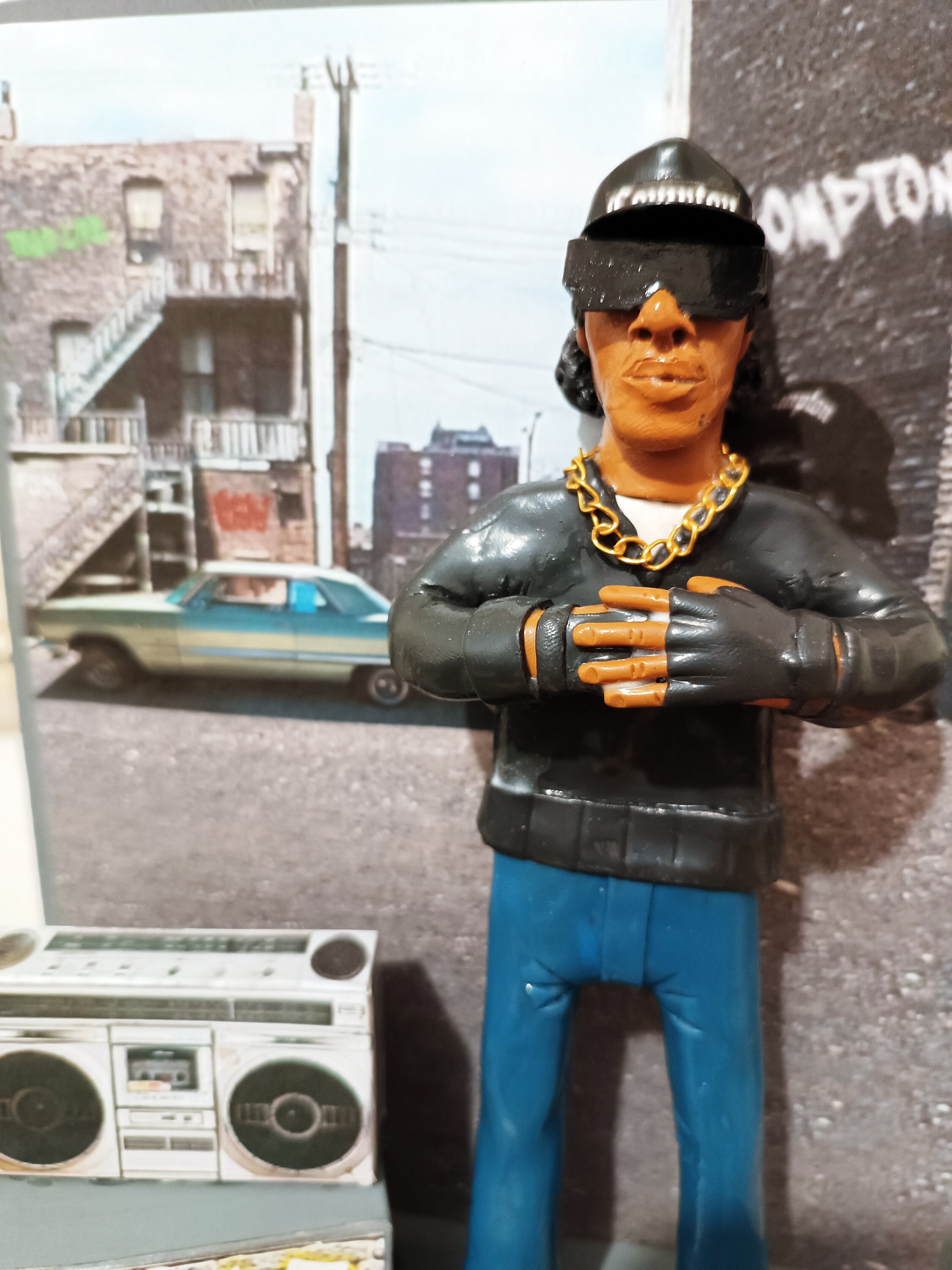 1点物☆レア☆新品 2pac スヌープ EazyEフィギュアセット☆HipHop