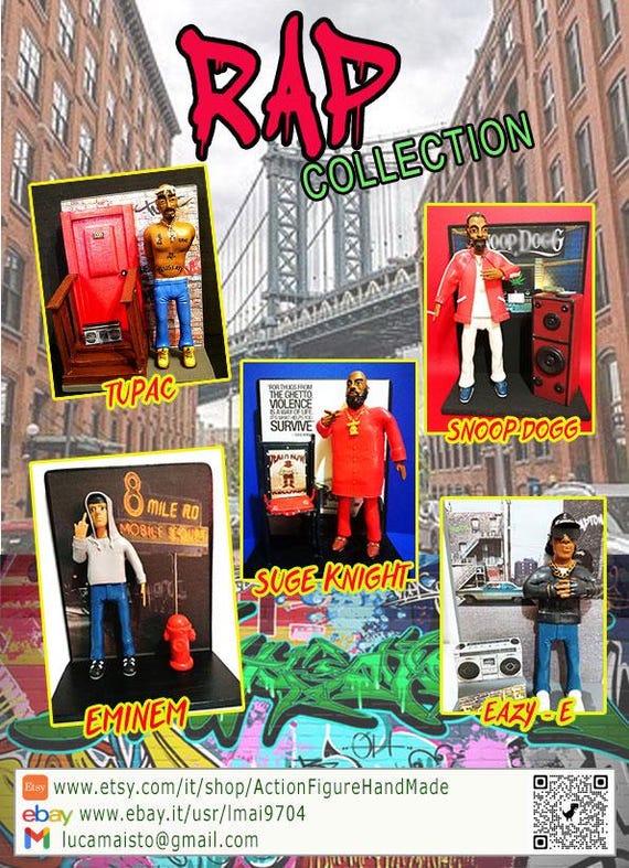 DEATH ROW RECORDS フィギュア　2pac snoop 楽天市場】スヌープドッグ イージーイー ツーパック フィギュア