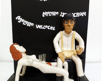 Figurine - Action Figure - Alex - A Clockwork Orange - Korova Milk Bar scene