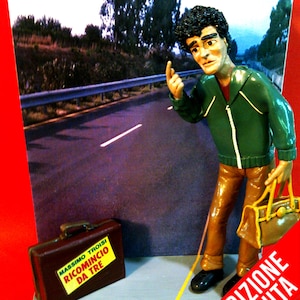 Figurine - Action Figures MASSIMO TROISI with &quot;Ricomincio da Tre&quot; scenography