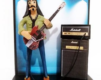 Action figure Frank Zappa in concert