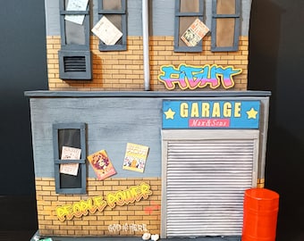 Handmade Urban Street Diorama 1:12