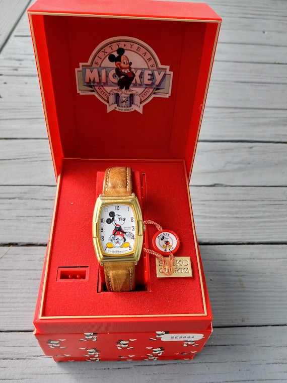 Disney Seiko Ladies Mickey Mouse Watch! Anniversar