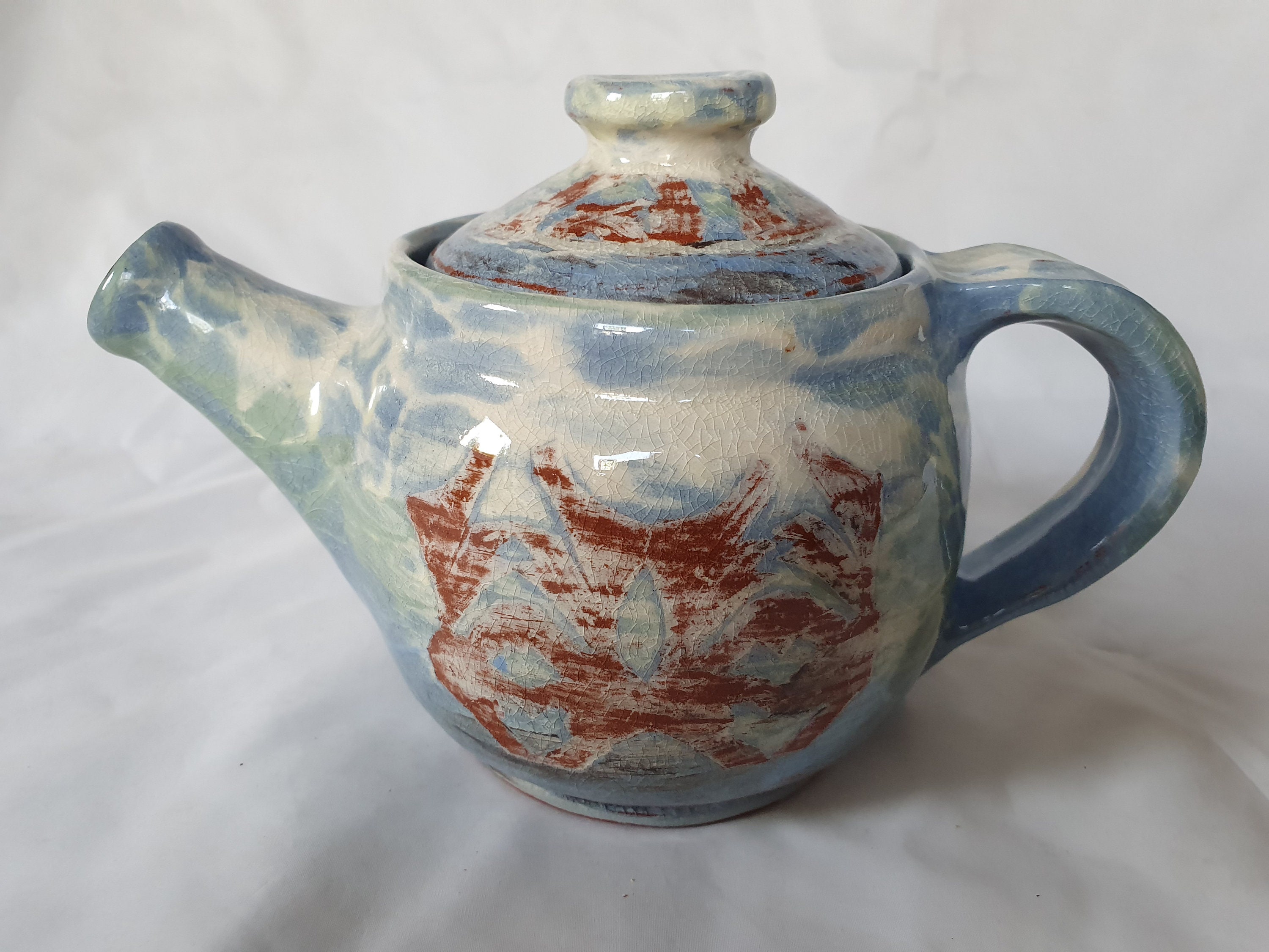 Stunning Dartington Retro Teapot by Tchalenko Circa Etsy Ireland