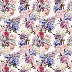 Italian Mulberry Silk Fabric – 16 Momme Satin, Soft Pink Base with Colorful Floral Print, Premium Silk by the Meter