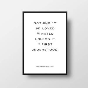 Leonardo Da Vinci Citation Damour Citation De Vie Livres Etsy Leonardo Da Vinci Citation Damour Citation De Vie Livres Etsy