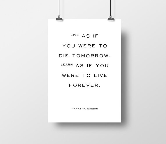 Minimal Art Gandhi Zitate Vintage Stil Zitat Vintage Etsy