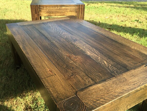 Items similar to Custom Quarter-Sawn Oak Coffee Table ...