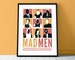 Mad Men Illustrated Poster Art Print 