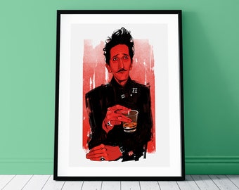 Adrien Brody Grand Budapest Hotel Poster Print