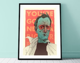 Roy Scheider as Chief Brody - Jaws Art Print
