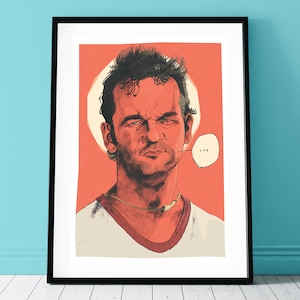 Bill Murray Caddyshack Porträt Illustration