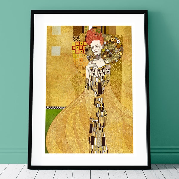 Impression d'art Tilda Swinton - Gustav Klimt