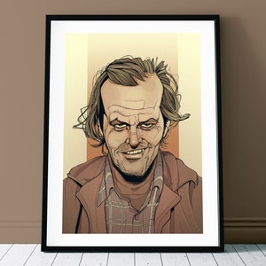 The Shining Art Print - Jack Nicholson as Jack Torrance