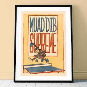 Muad'Dib Supreme - Dune x Marty Supreme konsttryck