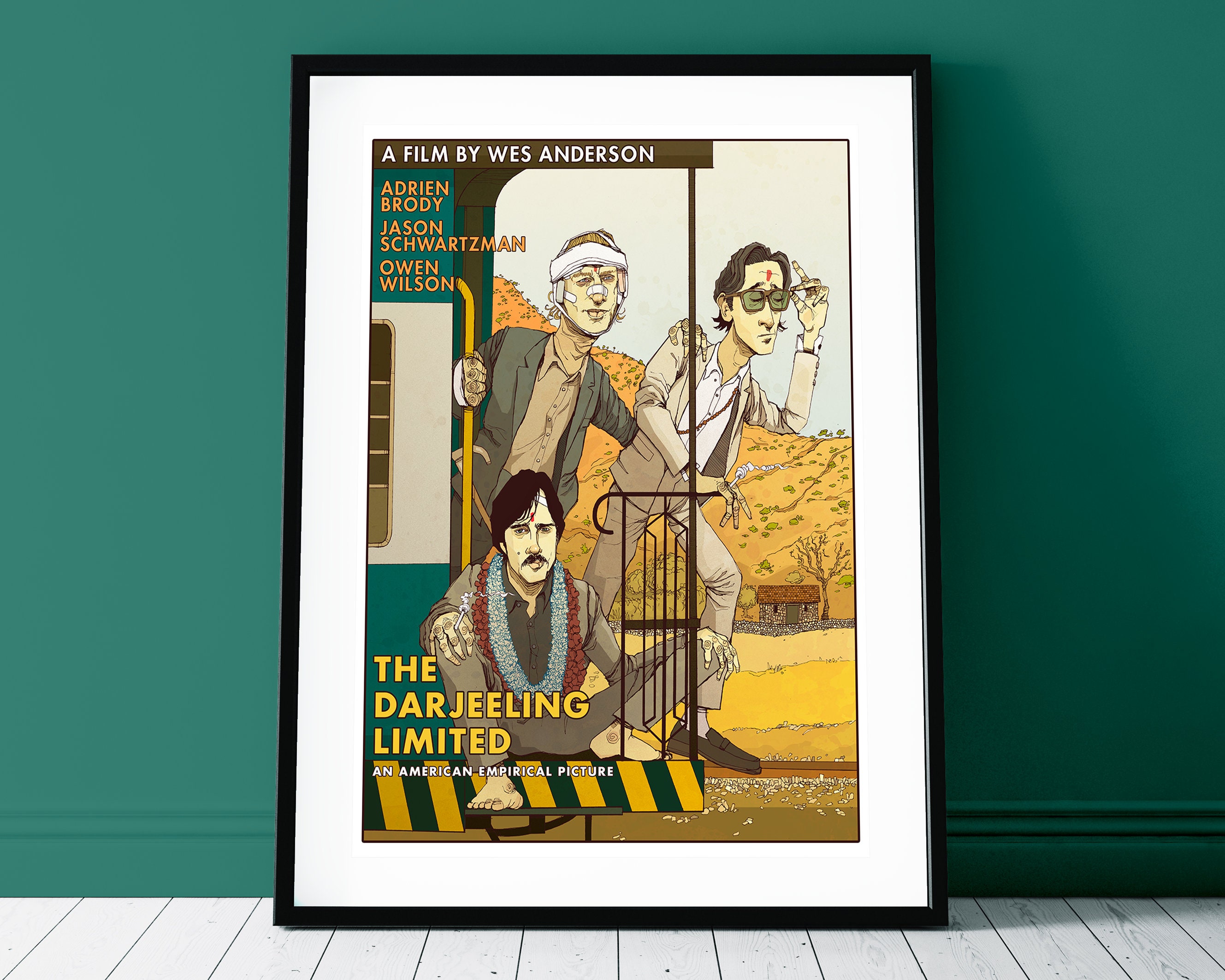 an alternative poster I made for the darjeeling limited : r/wesanderson