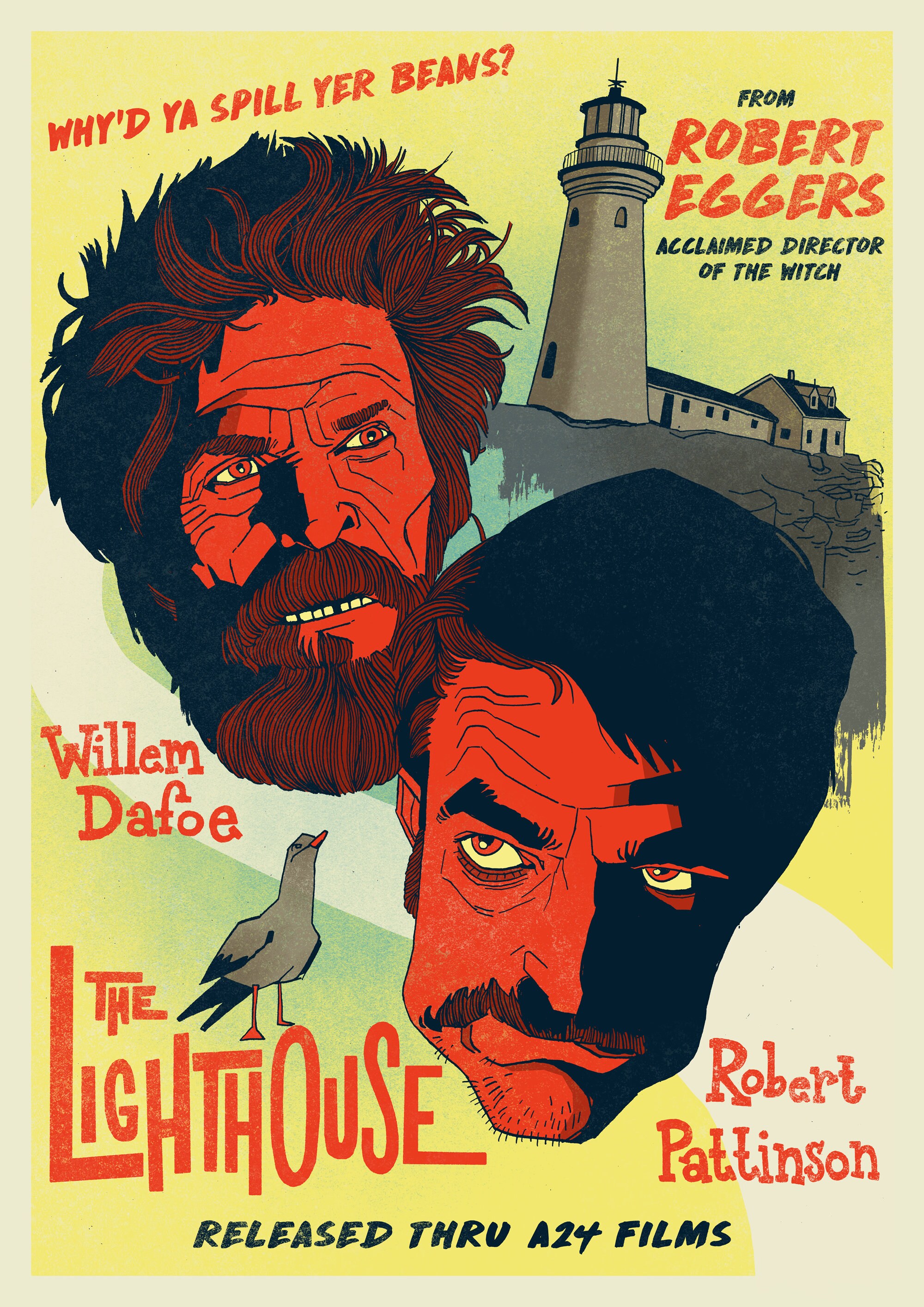 The Lighthouse Movie Poster Etsy UK