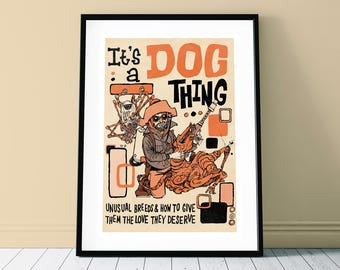 It's a Dog Thing - movie poster print