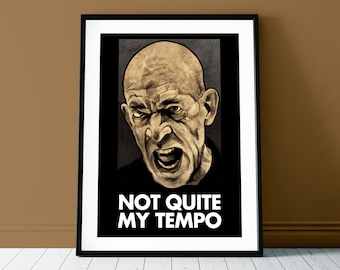 JK Simmons in Whiplash Poster - Not Quite My Tempo