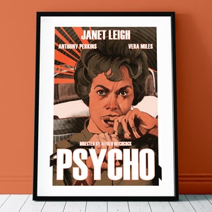 Psycho Movie Poster Print