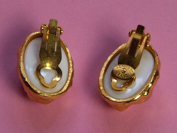 KENNETH J. LANE Earrings (236): eggs signed Kenne… - image 4