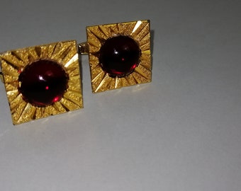 3 pairs (250) colorful cufflinks, U.S. A, 1950s ' S